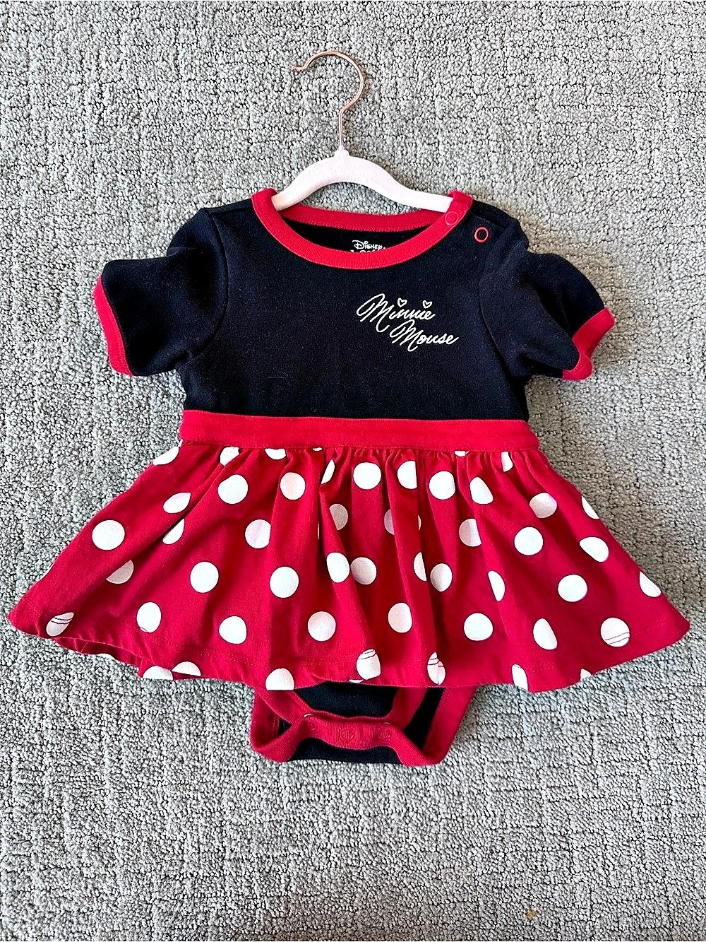 Disney Minnie Mouse Dress Baby 12-18M Like New